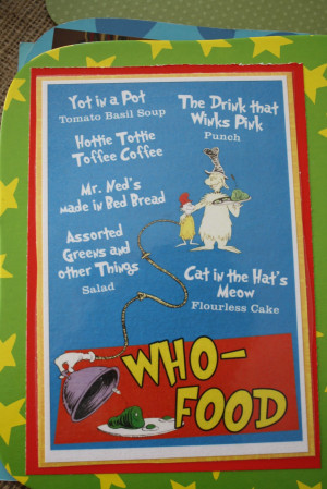 Adorable sign that we stuck out in front of the house