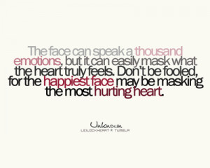The face can speak a thousand emotions, but it can easily mask what ...