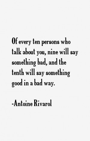 Antoine Rivarol Quotes & Sayings