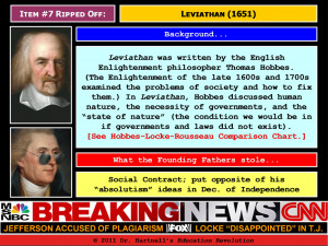 Thomas Hobbes & Leviathan. [Click picture for a larger version.]