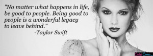 Taylor Swift Quote No Matter Facebook Cover