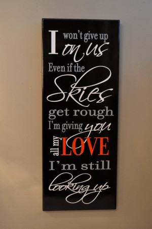 Love Quote Sign Carved Painted Wood Wall Decor in red and black ...