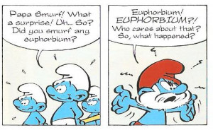 Grouchy Smurf Quotes Totally ruins the joke.