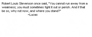 Lucas Scott Lucas Quote