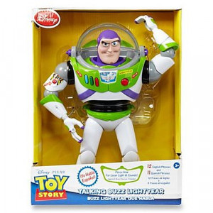 ... DISNEY TOY STORY TALKING BUZZ LIGHTYEAR In Spanish And English, NEW