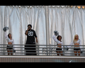 Ice Cube Riaders game September 10 2012 against Chargers monday