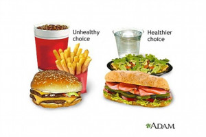 mcdonalds healthy and unhealthy food