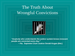 The Truth About Wrongful Conviction screenshot