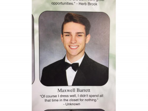 Teen Comes Out with Best Yearbook Quote of Our Times