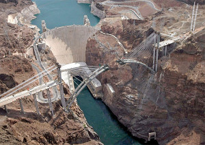 new bridge being built at the Hoover Dam