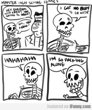 Monster High School Comics – Hey Skeleton…
