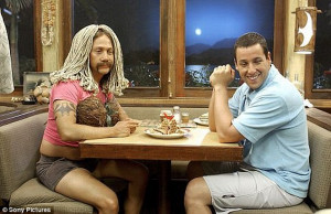 ... Sandler on many movies; here they are seen in 2004's 50 First Dates