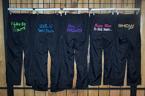 PANTS EMBROIDERY PRICES