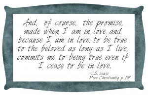 31 Days of C.S. Lewis Quotes: Day 5, Marriage