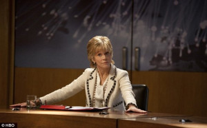 ... Leona Lansing in the second season of HBO's The Newsroom, premiering