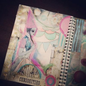 art journal page by stacie rife