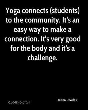 (students) to the community. It's an easy way to make a connection ...