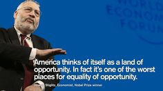 Joseph Stiglitz, Economist, Nobel Prize winner at the World Economic ...