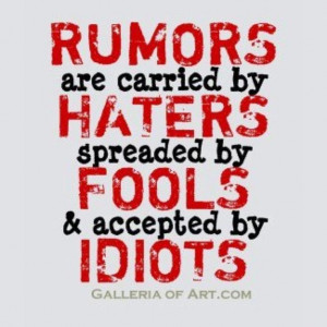 quotes about rumors and gossip