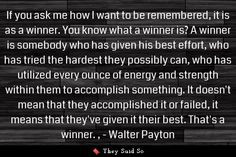 Best from Walter Payton! More