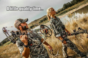 couple that hunts together, stays together.. :)