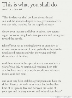 Paper Towns Walt Whitman Quotes