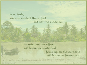 effort quotes, focusing on the outcome quotes, focus quotes
