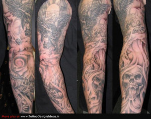 16 Half Sleeve Evil Tattoos