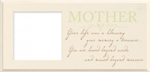 Loss Of Mother Sympathy Frame