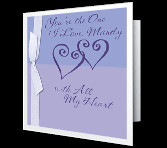 Happy Anniversary to the One I Love Anniversary Printable Cards
