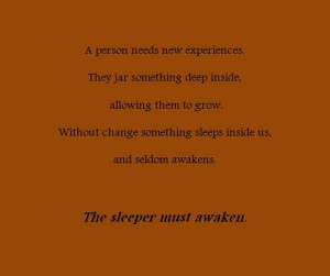Quote, change, Dune, awaken