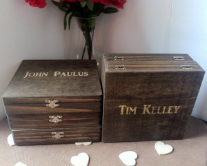 Groomsmen Gift - Set of 5 Engraved Cigar Boxes - 10% Off Coupon In ...