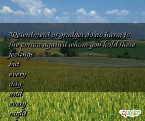 Holding Grudges Quotes