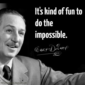 The Walt Disney quote of the day