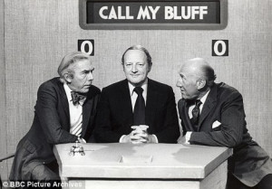 Razor-sharp wit: Robert Robinson flanked by Frank Muir, left, and ...