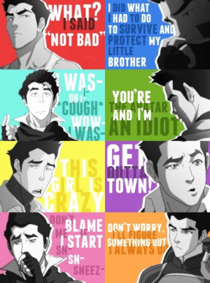 The Legend of Korra: mako quotes