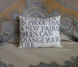 New Shoes Funny Quote Novelty Throw Pillow by DirtyPillowsMN, $19.99