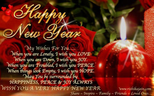 wishes for you for new year 2013 when you are lonely i wish you love ...