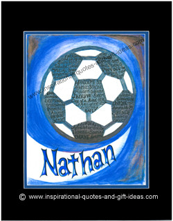 ... and Motivate: the most inspirational soccer quotes and soccer gifts
