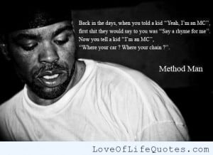 Method Man quote on Rap Music