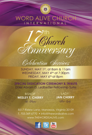 Church Anniversary Flyer
