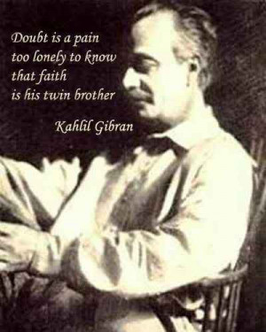 Best Quote by Kahlil Gibran with Image !!