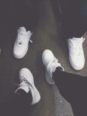 ... white style luxury nike urban sneakers trill nike air force trillin