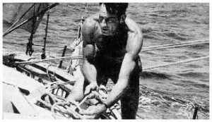 Bernard Moitessier - my sailing hero, along w Odysseus.