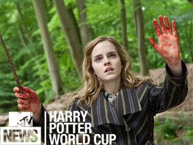 ... Potter World Cup: Hermione Vs. Rita, Nearly Headless Nick Vs. Fawkes