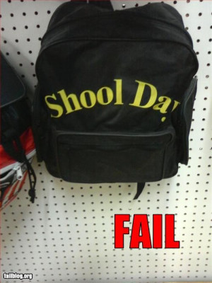 Inspiring Students to Learn Backpack Fail