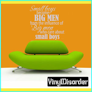 ... -Boys-Become-big-men-from-Fathers-Day-Vinyl-Wall-Decal-Quotes-F045