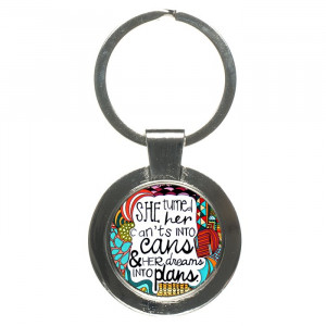 Life Inspiring Quotes Keychain