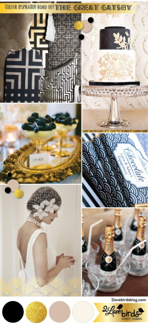 ... colour inspiration the great gatsby 2 love birds the great gatsby
