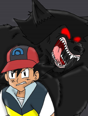 Ash Human And Werewolf Form